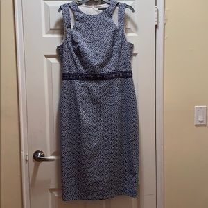 💚 Blue paisley print dress